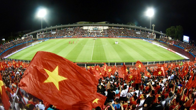 Le 19 mai, l’équipe vietnamienne a battu celle de la Malaisie 1 à 0, au stade de Viêt Tri (dans la province de Phu Tho, au Nord). Photo : Trân Hai/NDEL.