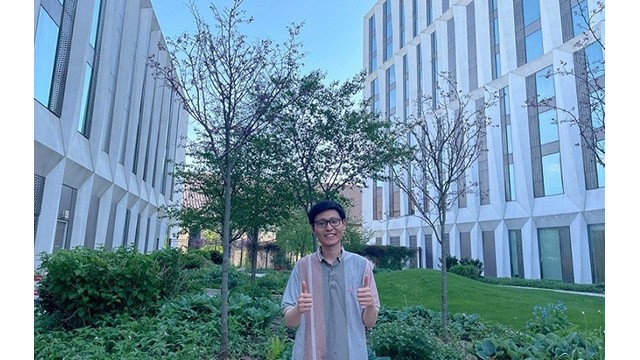 Nguyên Quang Bin, étudiant vietnamien aux  États-Unis, l'un des fondateur du projet X. Photo : Association des étudiants vietnamiens aux États-Unis.
