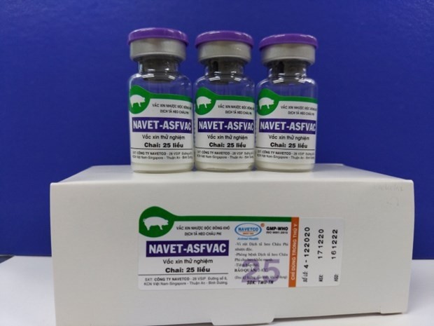 Le vaccin Navet-ASFVAC. Photo : baodautu.vn