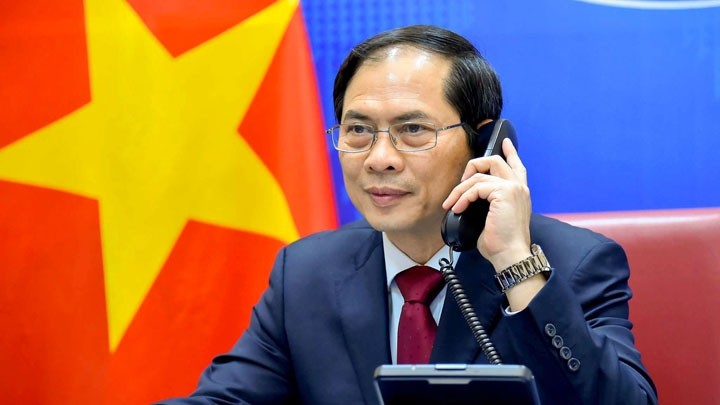 Le ministre vietnamien des Affaires étrangères, Bùi Thanh Son. Photo : VNA.