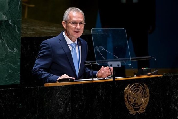 Le nouveau Président de l'Assemblée générale des Nations unies Csaba Kőrösi. Photo : Xinhua.