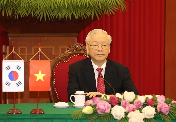 Le Secrétaire général du Parti communiste du Vietnam, Nguyên Phu Trong. Photo : VNA.