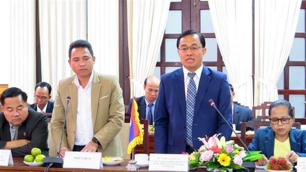 Leklay Sivilay, secrétaire du Comité provincial du Parti populaire révolutionnaire du Laos (PPRL) et gouverneur de Sékong. Photo: VNA