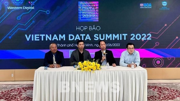 Conférence de presse sur le Sommet des données du Vietnam 2022 (Vietnam Data Summit 2022). Photo : VNA.