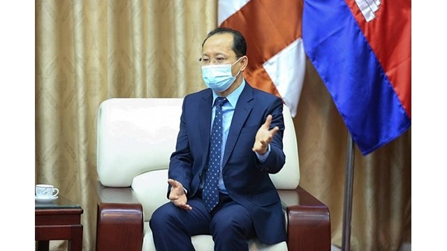 L’ambassadeur du Cambodge au Vietnam Chay Navuth. Photo: Journal Thoi Dai