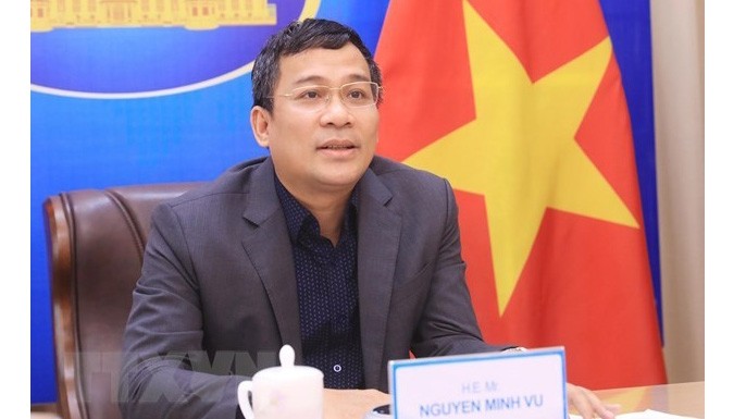Le vice-ministre des Affaires étrangères du Vietnam, Nguyên Minh Vu. Photo : VNA.