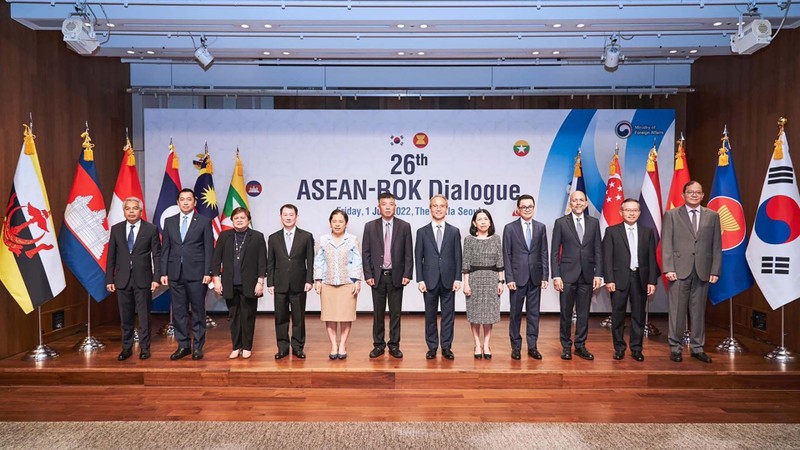 Les délégués du 26e dialogue ASEAN — République de Corée. Photo: baoquocte.vn