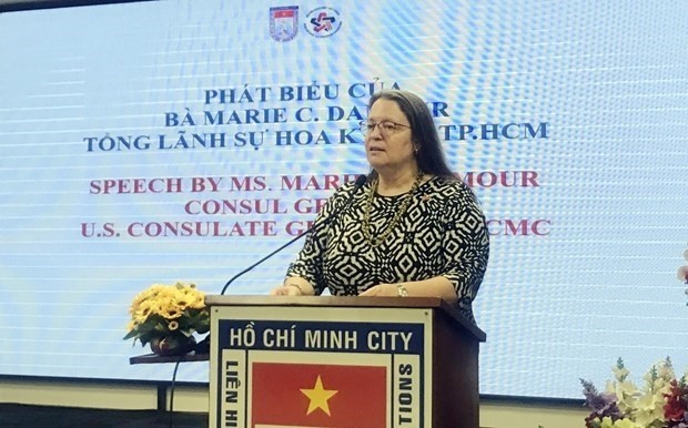 La consule générale des États-Unis à Hô Chi Minh-Ville, Marie C. Damour, lors de l’événement, le 5 juillet. Photo : VNA.