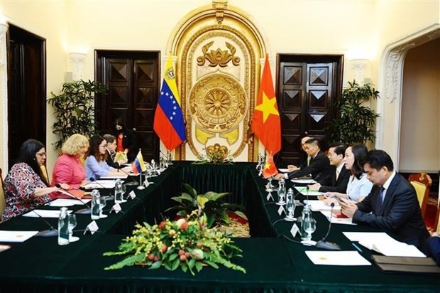 La 9e Consultation politique  Vietnam - Venezuela. Photo : VNA.
