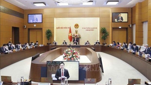 La 11e réunion du Comité permanent de l'Assemblée nationale. Photo : VNA.