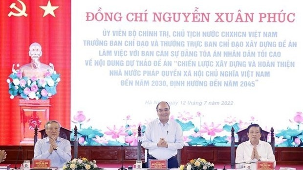 Le président de l'État Nguyên Xuân Phuc. Photo: VNA.