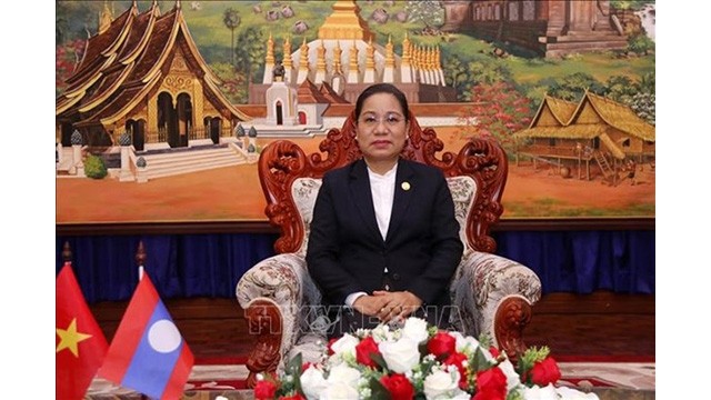 La ministre lao de l’Information, de la Culture et du Tourisme, Suansavanh Viyaketh. Photo: VNA