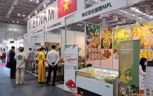 Des produits vietnamiens présentés au salon. Photo : VNA.