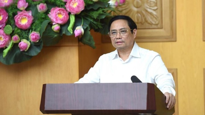 Le Premier ministre Pham Minh Chinh.  Photo : NDEL.
