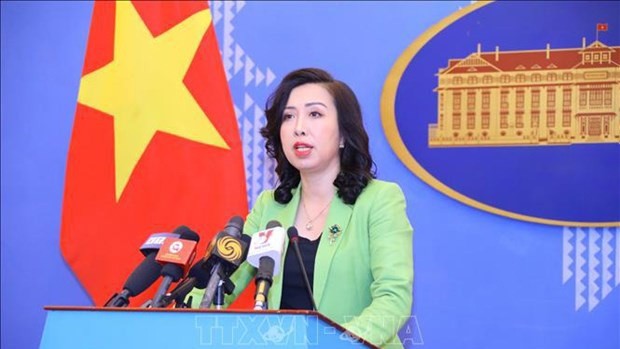 La porte-parole du ministère des Affaires étrangères Lê Thi Thu Hang.  Photo : VNA
