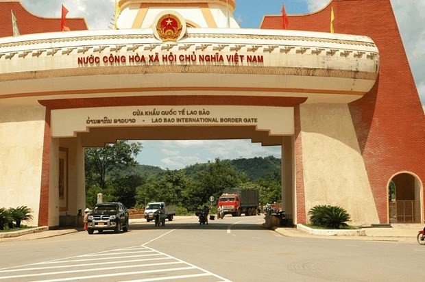 La porte frontalière internationale de Lao Bao. Photo: congthuong.vn